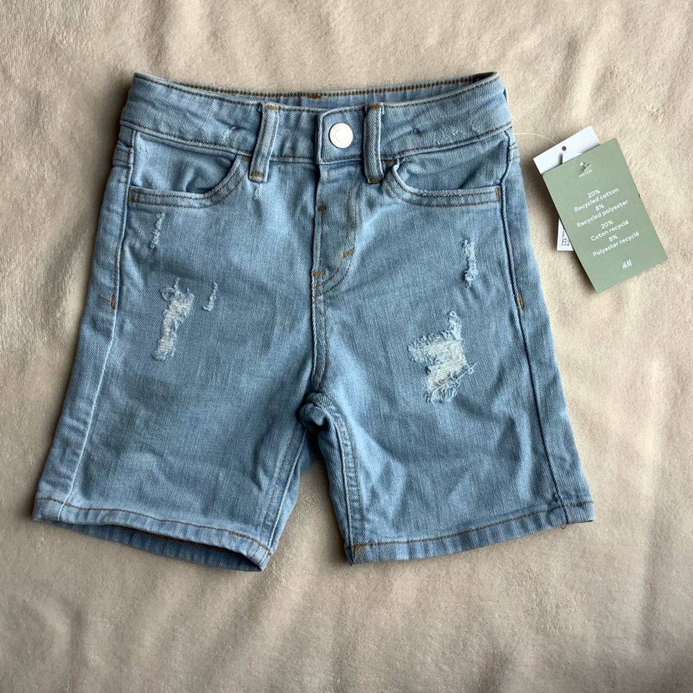 H&M Toddler Light Blue Jean Shorts 2T New With Tags NWT